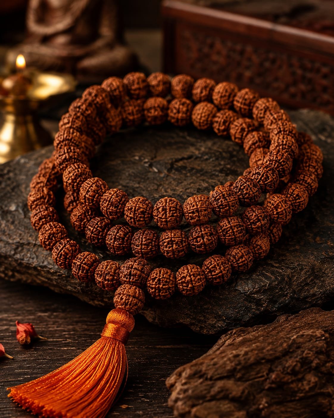 Natural Rudraksha Mala