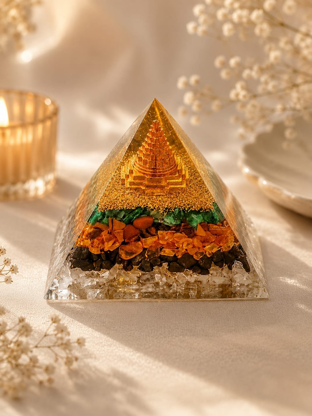 Shri Yantra Dhan Yog Pyramid