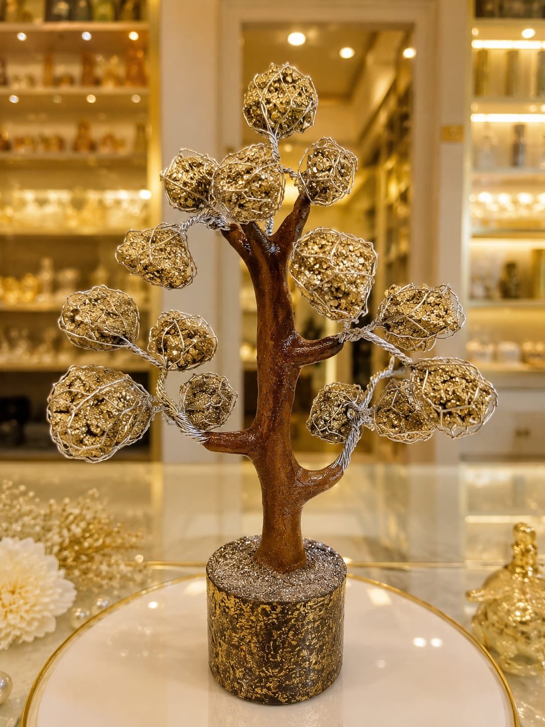 Pyrite Crystal Tree
