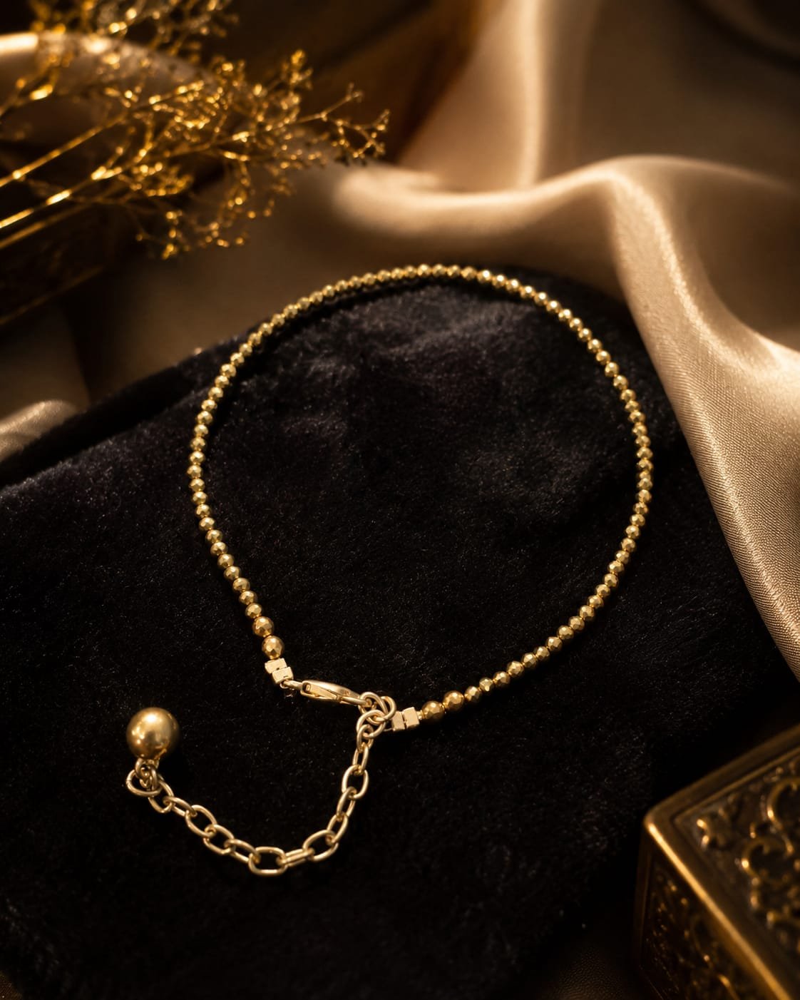 Pyrite Anklet