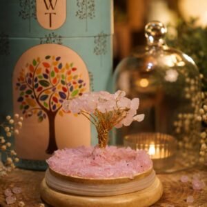 Rose Quartz Crystal Tree