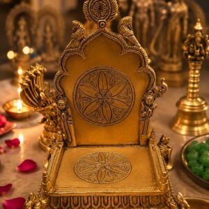 Adhyatam Divine Brass Simhasan